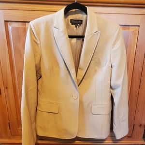 Jones New York tailored beige blazer size 14